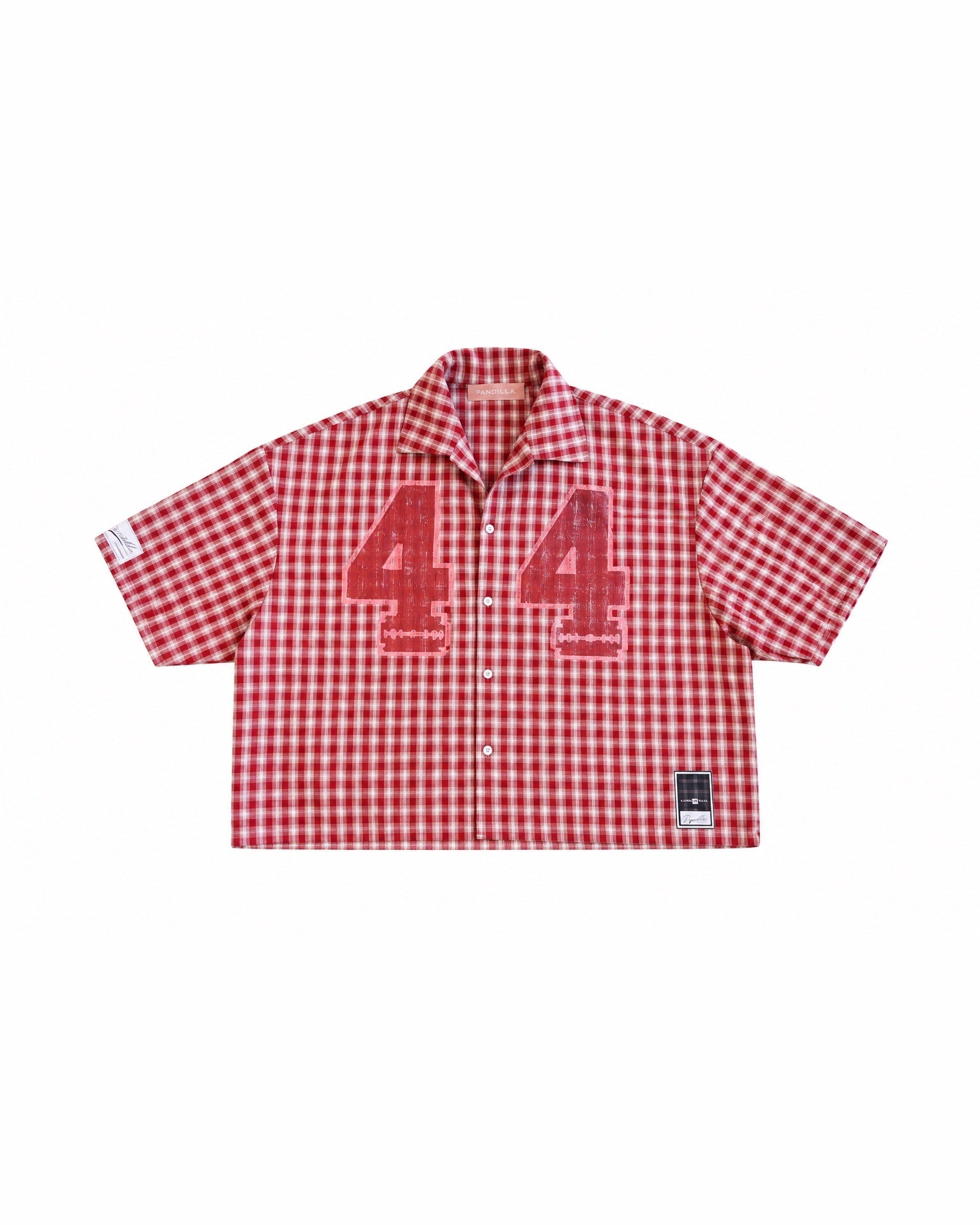 "44" Short Sleeve Check Shirt