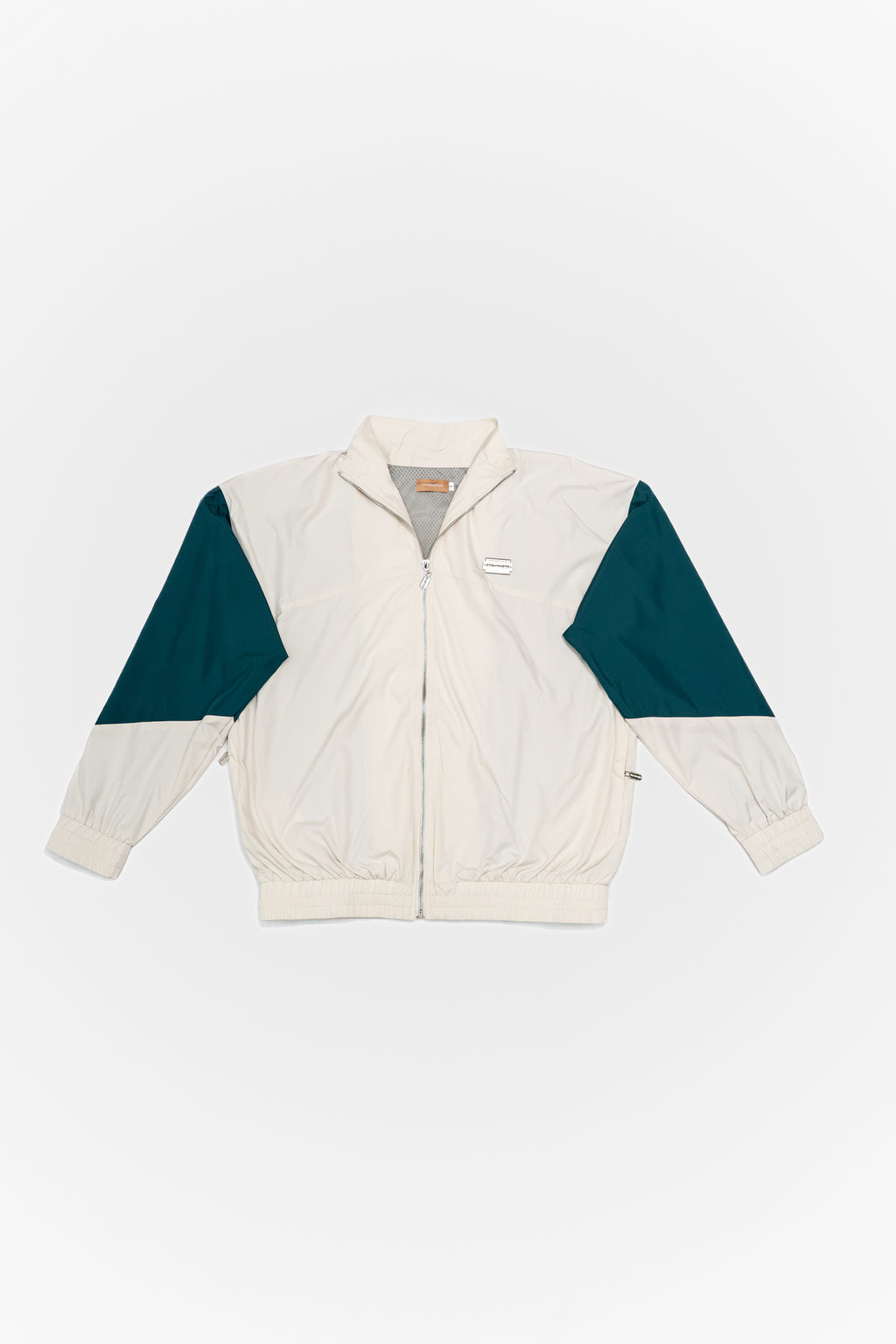 Shell Suit Jacket – DARK GREEN / CREAM