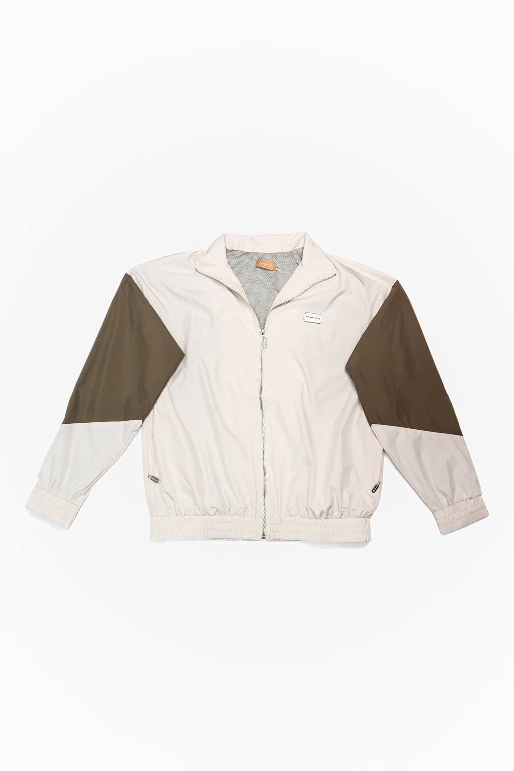 Shell Suit Jacket – BEIGE / CREAM