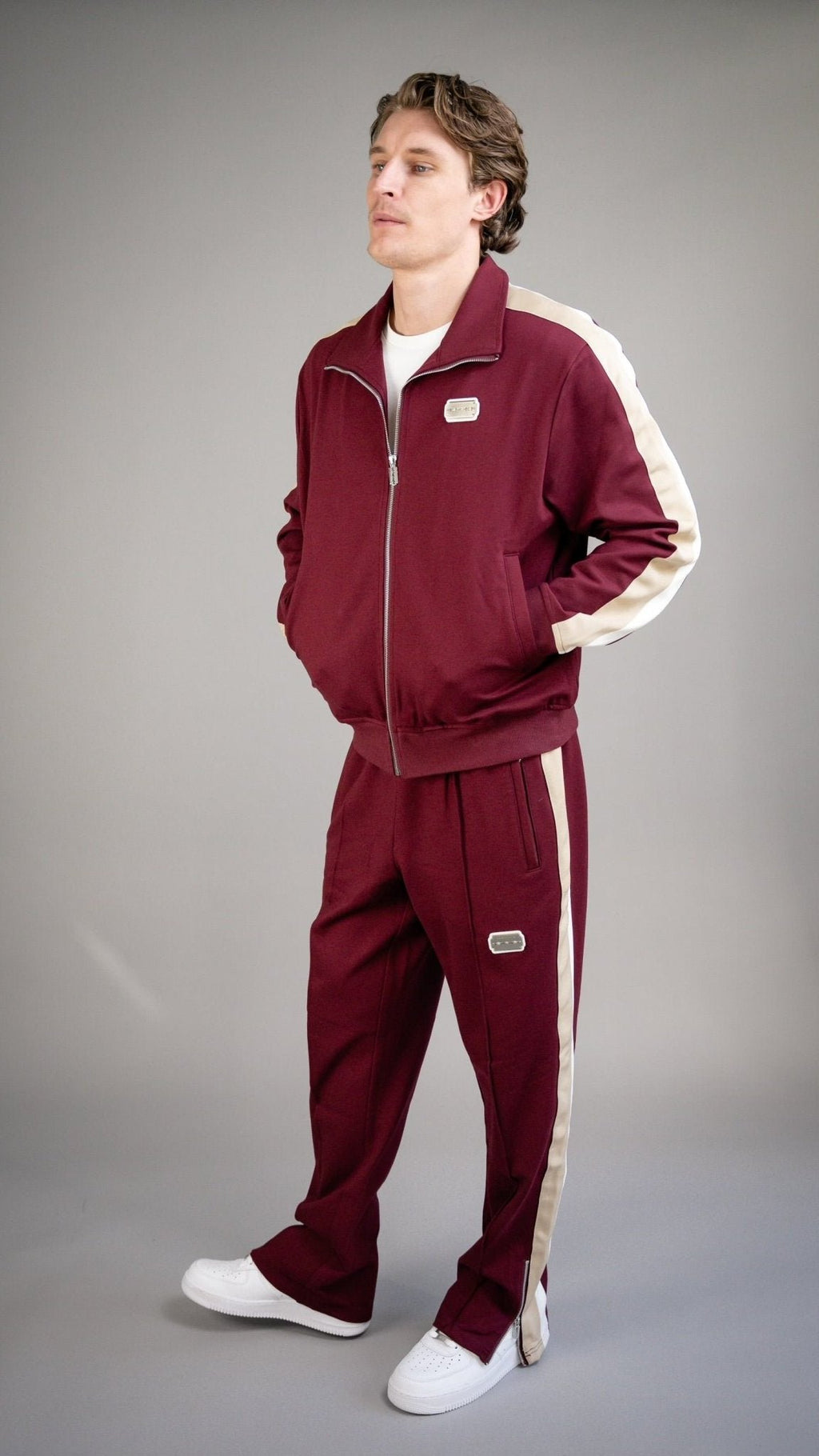 RZR44 Tracksuit - BURGUNDY